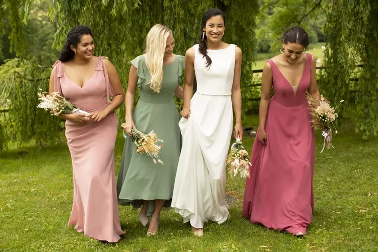 Duck egg green bridesmaid dresses discount